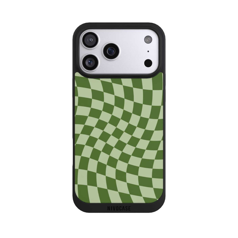 iPhone 17 Pro Max NIVOpure Schachbrett Grün