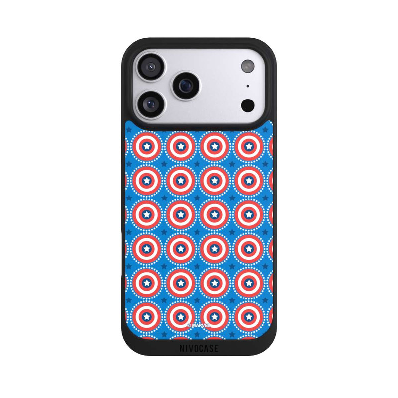 iPhone 17 Pro Max NIVOpure Captain American Shield Pattern