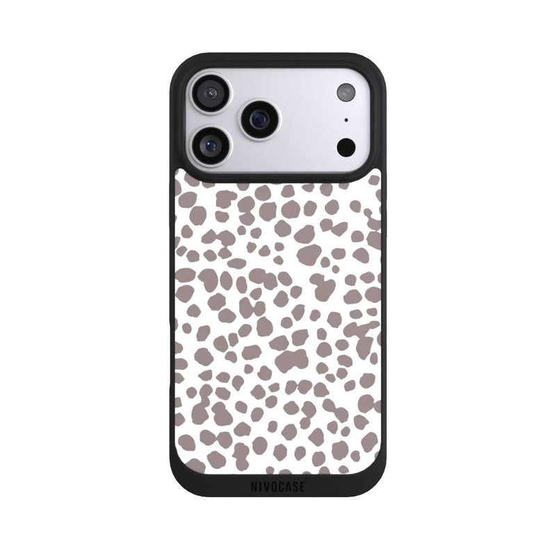 iPhone 17 Pro Max NIVOpure Cheetah Pattern Brown White