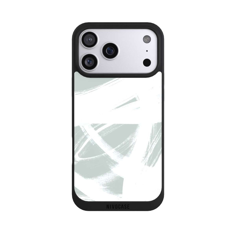 iPhone 17 Pro Max NIVOpure Abstract Brush Strokes Blush