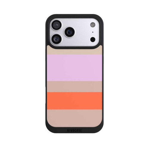 Apple iPhone 17 Pro Max NIVOpure Moca Lila Orange Stripes