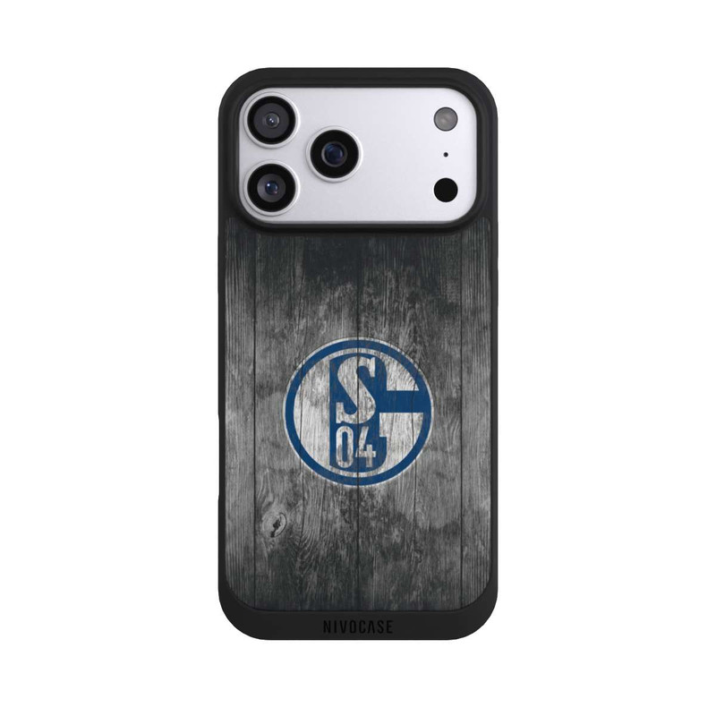 iPhone 17 Pro Max NIVOpure Schalke 04 Holz Look