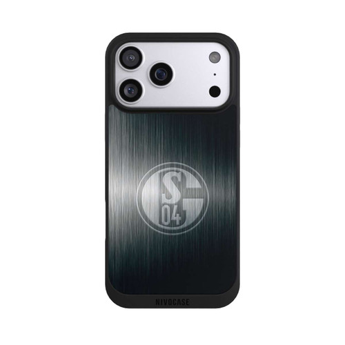 Apple iPhone 17 Pro Max NIVOpure Schalke 04 Metall Look