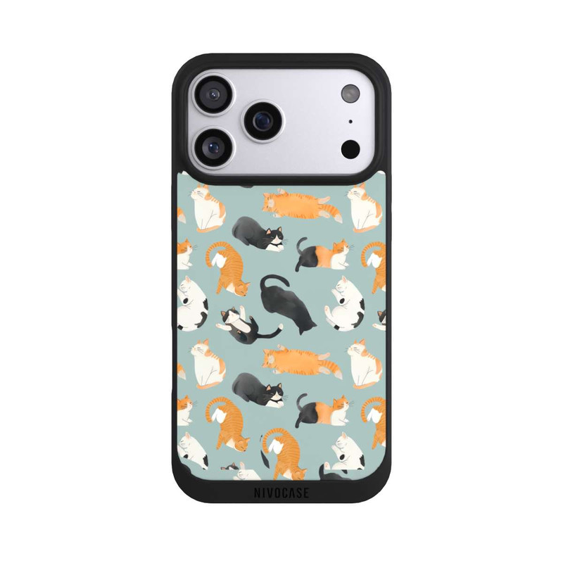 iPhone 17 Pro Max NIVOpure Cats Pattern