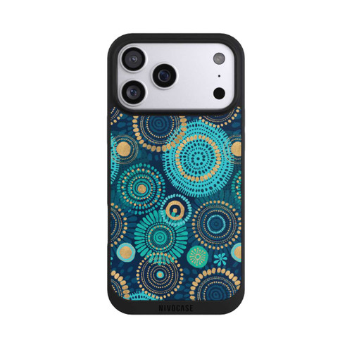 Apple iPhone 17 Pro Max NIVOpure Blockprint India Teal Gold