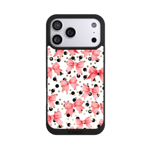 Apple iPhone 17 Pro Max NIVOpure Red Bows and Polka Dots