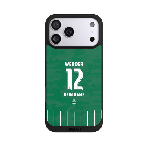 Apple iPhone 17 Pro Max NIVOpure Werder Bremen Trikot Personalisierbar 25-26