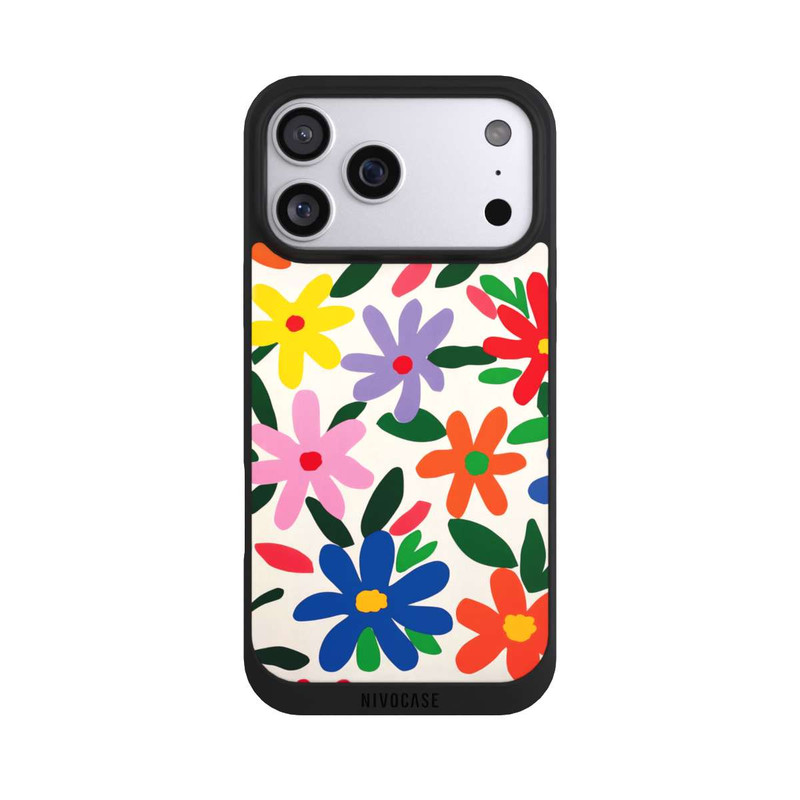iPhone 17 Pro Max NIVOpure Sommerblüten Illustration