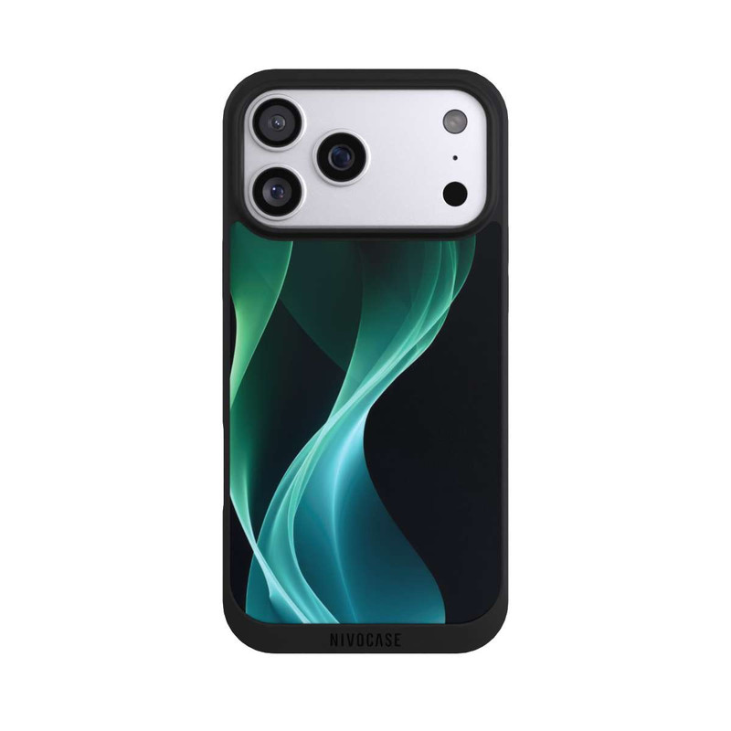 iPhone 17 Pro Max NIVOpure Grüner Hintergrund modern