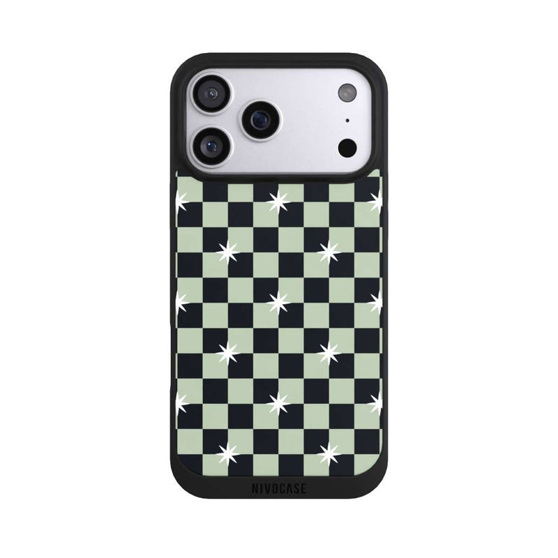 iPhone 17 Pro Max NIVOpure Schachbrett Sterne
