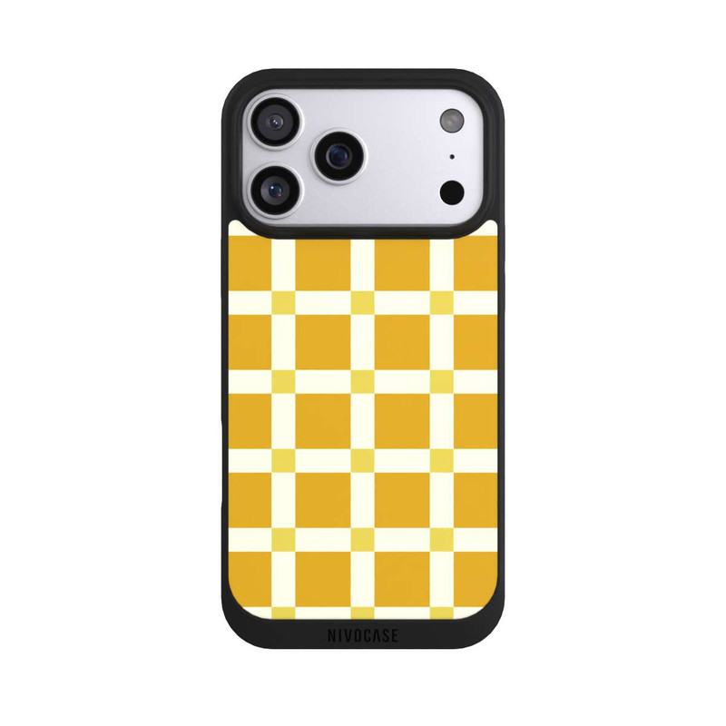 iPhone 17 Pro Max NIVOpure Big Yellow Checked Pattern