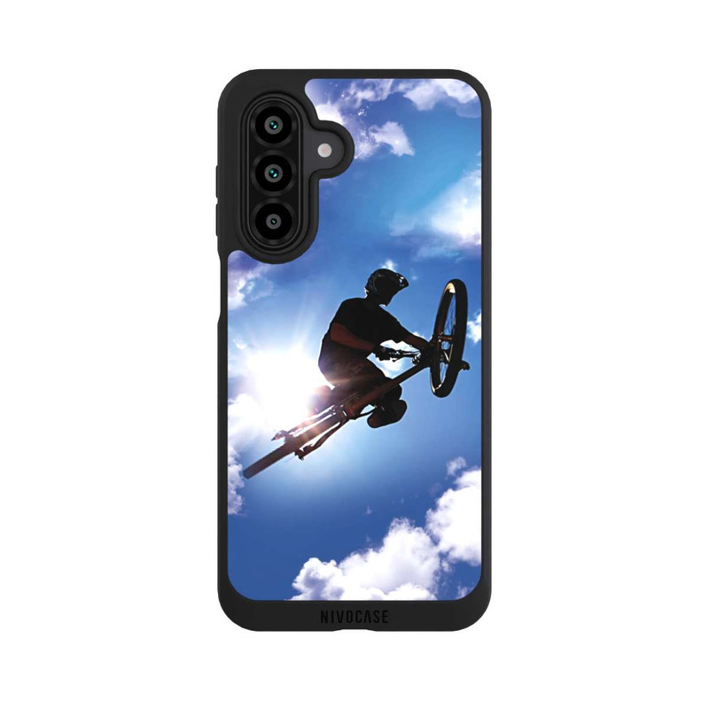 Galaxy A17 5G NIVOpure Flying so High with my Bike in the Sky