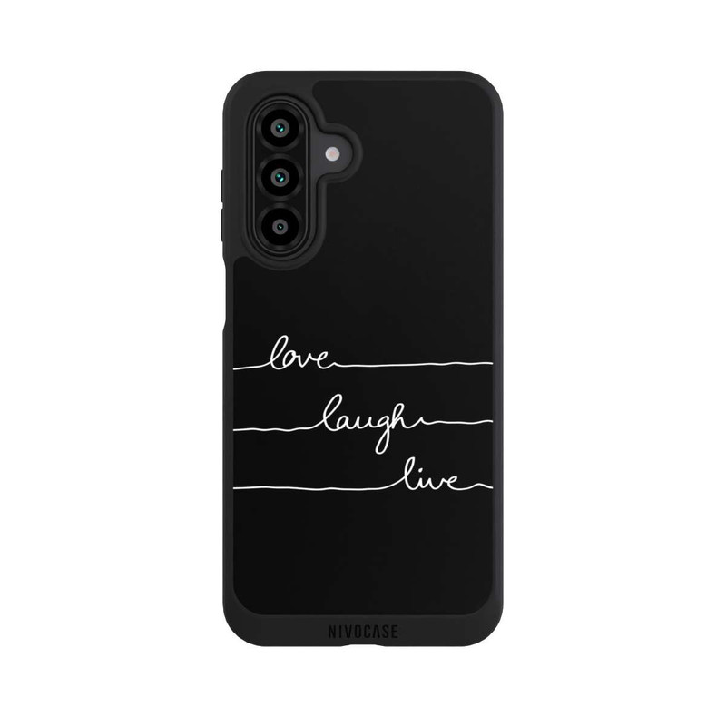 Galaxy A17 5G NIVOpure Love Laugh Live blanc/noir