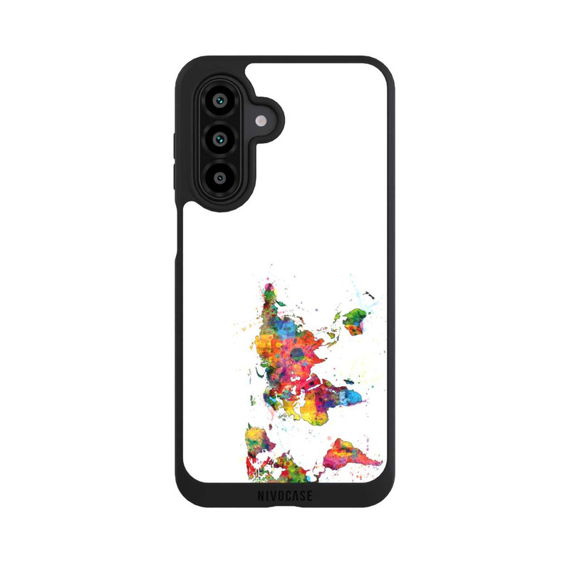 Galaxy A17 5G NIVOpure Éclats de cartes du monde