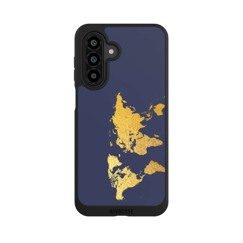 Galaxy A17 5G NIVOpure Carte du monde en or