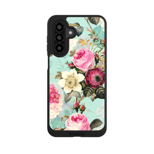 Samsung Galaxy A17 5G NIVOpure Türkisfarbene Rosentapete