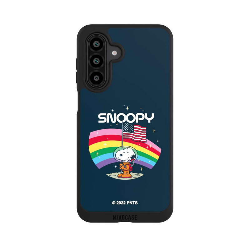 Galaxy A17 5G NIVOpure Snoopy Weltraumreisender Regenbogen