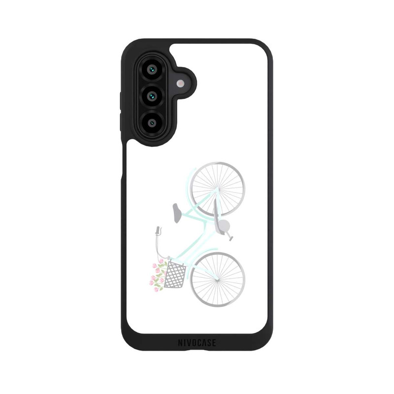 Galaxy A17 5G NIVOpure Retro Fahrrad weißer Hintergrund 