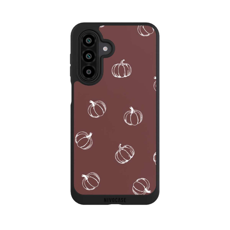 Galaxy A17 5G NIVOpure Pumpkin Season Pattern Brown