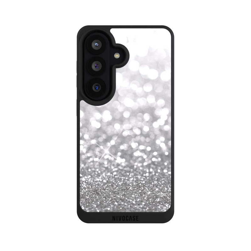 Galaxy S26 NIVOpure Pluie de Paillettes Argentées Look