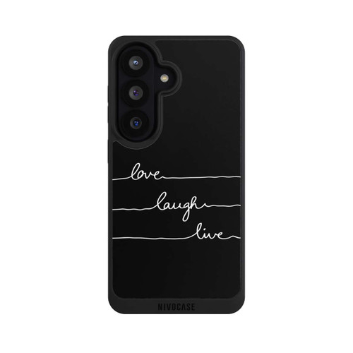 Samsung Galaxy S26 NIVOpure Love Laugh Live weiß/schwarz