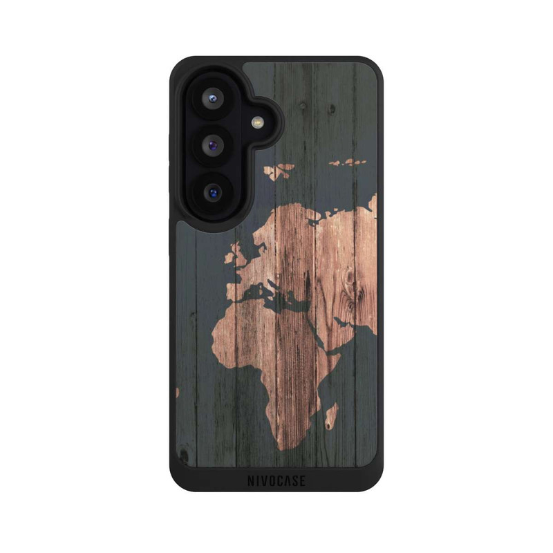 Galaxy S26 NIVOpure Wooden World Map