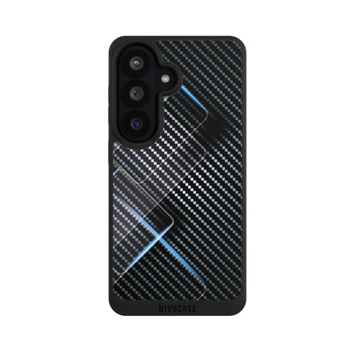 Samsung Galaxy S26 NIVOpure Blaue Linien auf Karbon