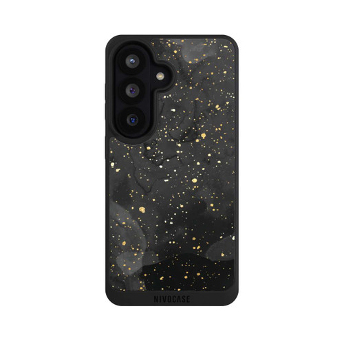 Samsung Galaxy S26 NIVOpure Marble Black Gold Look Sparkle