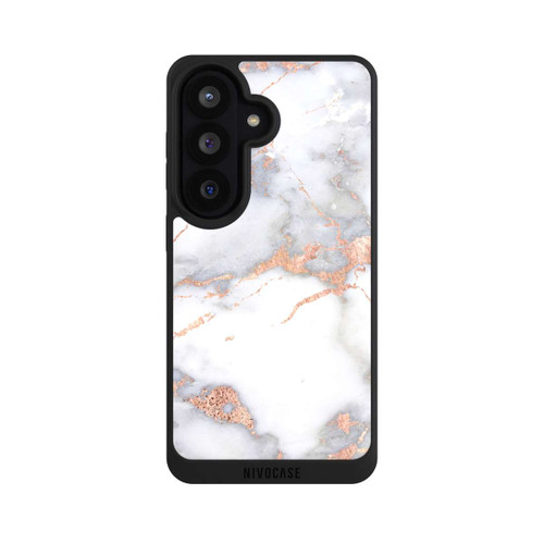 Samsung Galaxy S26 NIVOpure White and Golden Marble Look