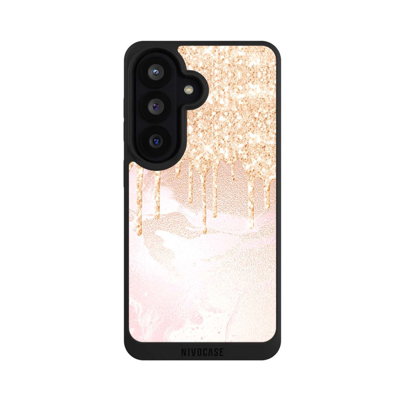 Galaxy S26 NIVOpure Rosegold Glitter Droplet Look