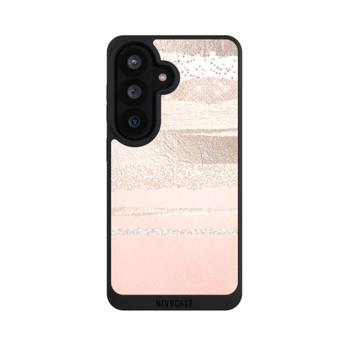 Samsung Galaxy S26 NIVOpure Glitzerschichten (Rosé/Silver) Glitterlook