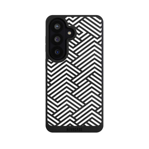 Samsung Galaxy S26 NIVOpure Schwarz und Weiß ZigZag