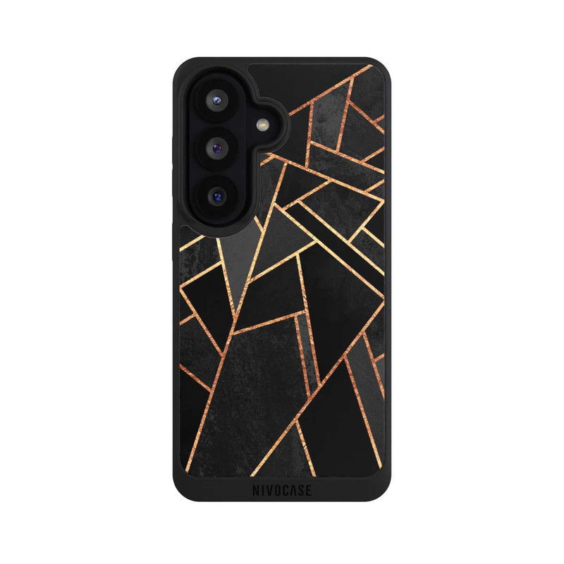 Galaxy S26 NIVOpure Black Night Gold Print