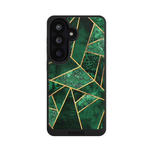 Samsung Galaxy S26 NIVOpure Deep Emerald Gold Print