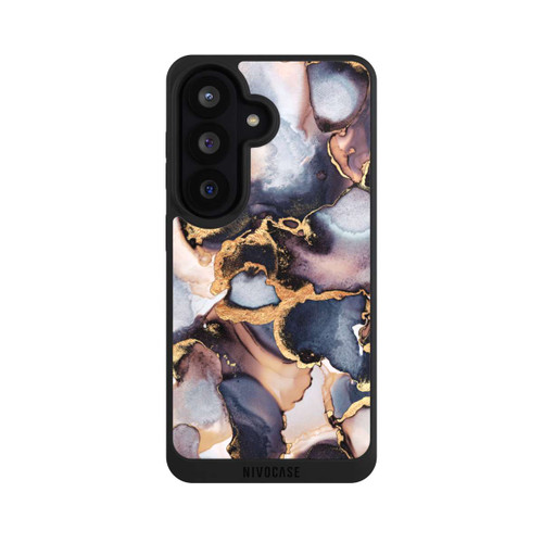 Samsung Galaxy S26 NIVOpure Dreamy Ink Grey Gold Print