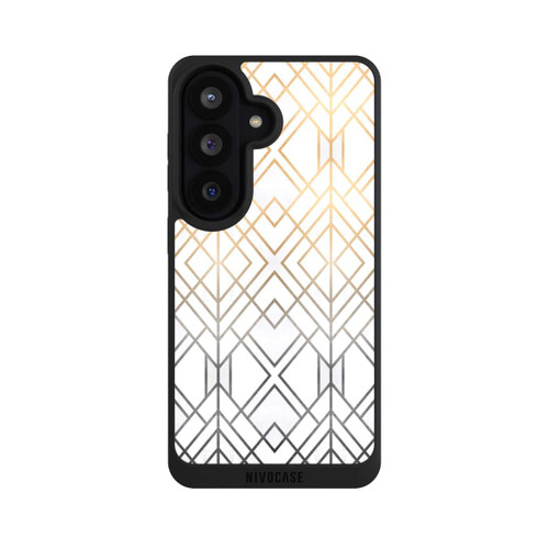Samsung Galaxy S26 NIVOpure Gold und Grauer Geo Golddruck