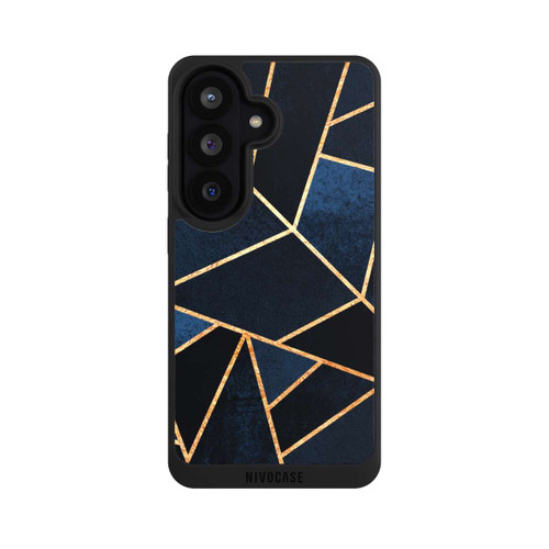 Samsung Galaxy S26 NIVOpure Navy Stein Golddruck