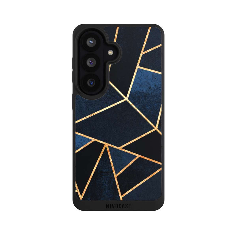 Galaxy S26 NIVOpure Navy Stone Gold Print