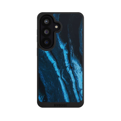 Samsung Galaxy S26 NIVOpure Blue oil texture