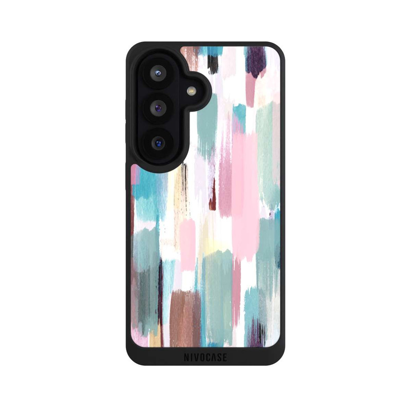 Galaxy S26 NIVOpure Abstrakte Pinselstriche in Pastelltönen