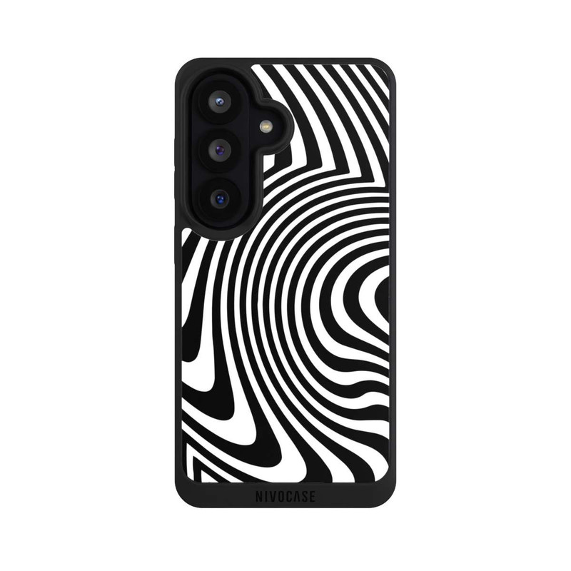 Galaxy S26 NIVOpure schwarz-weiße Wellen