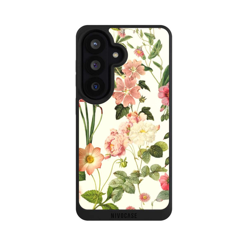 Galaxy S26 NIVOpure Fleurs sauvages sur jaune clair