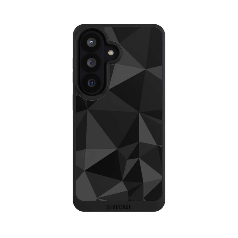 Galaxy S26 NIVOpure Polygonmuster schwarz
