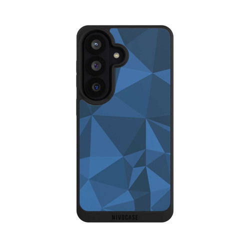 Samsung Galaxy S26 NIVOpure Polygon Pattern Blue