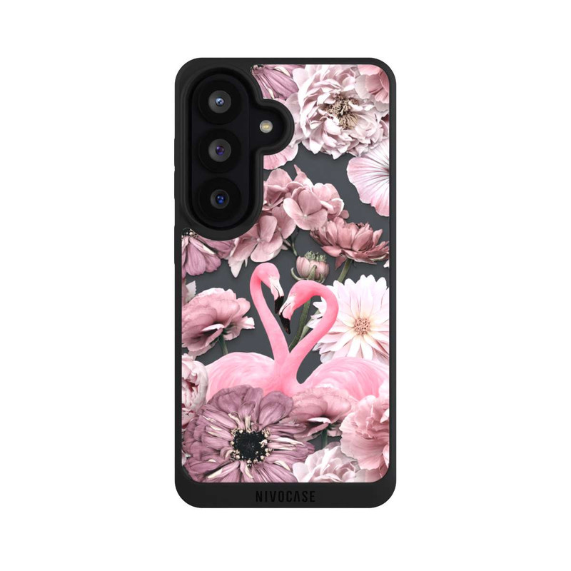 Galaxy S26 NIVOpure Flamingos in Flower Pattern