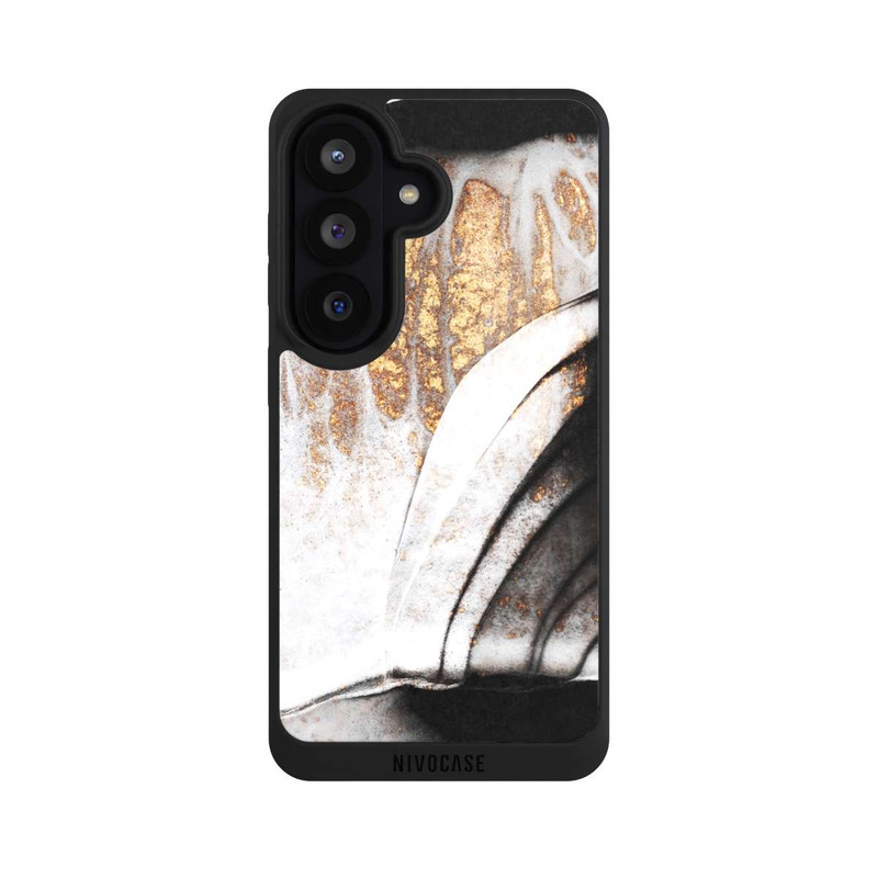 Galaxy S26 NIVOpure Schwarze und goldene Adern