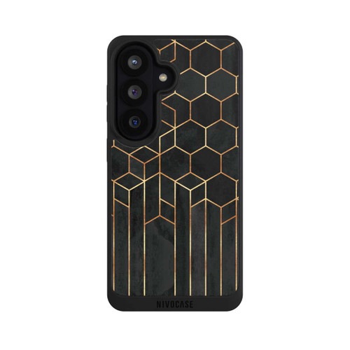 Samsung Galaxy S26 NIVOpure Schwarze Sechsecke