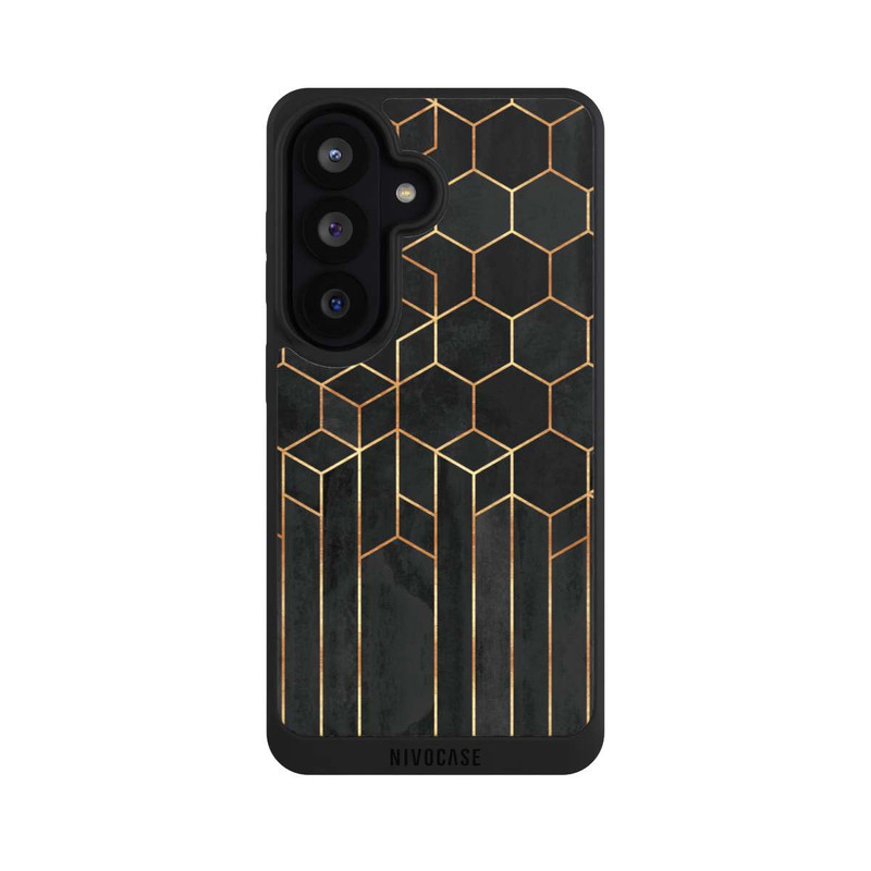 Galaxy S26 NIVOpure Hexagones noirs
