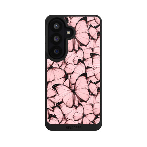 Samsung Galaxy S26 NIVOpure Pink Butterfly Pattern