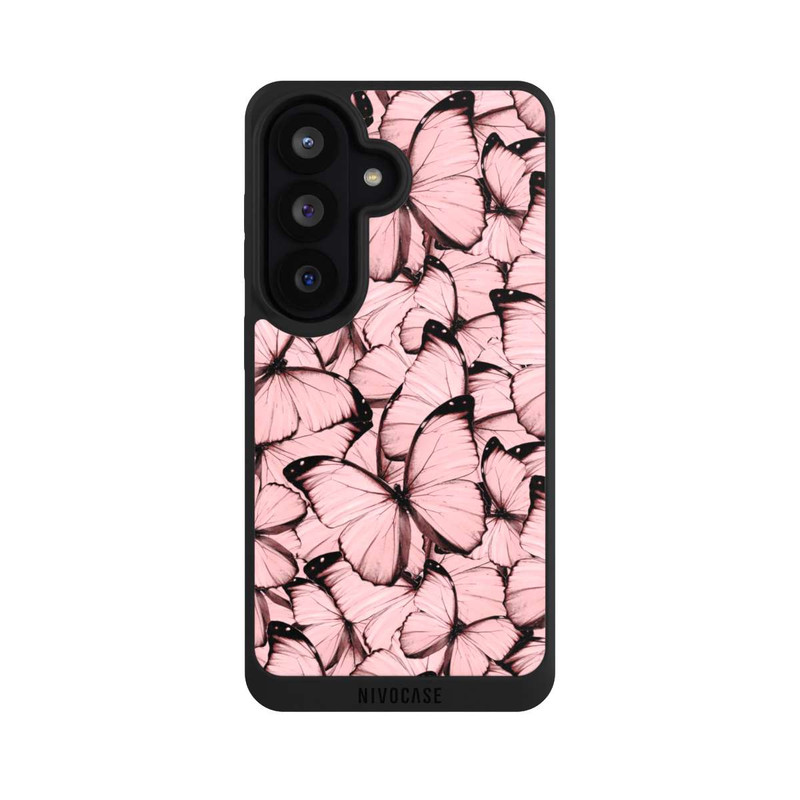 Galaxy S26 NIVOpure Rosa Schmetterling-Muster